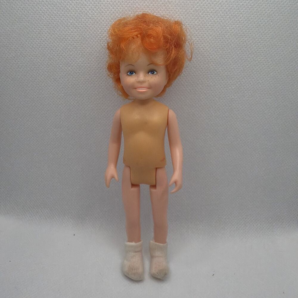 Vintage 1982 Little Orphan Annie 6" Doll CPI Knickerbocker Toy Co